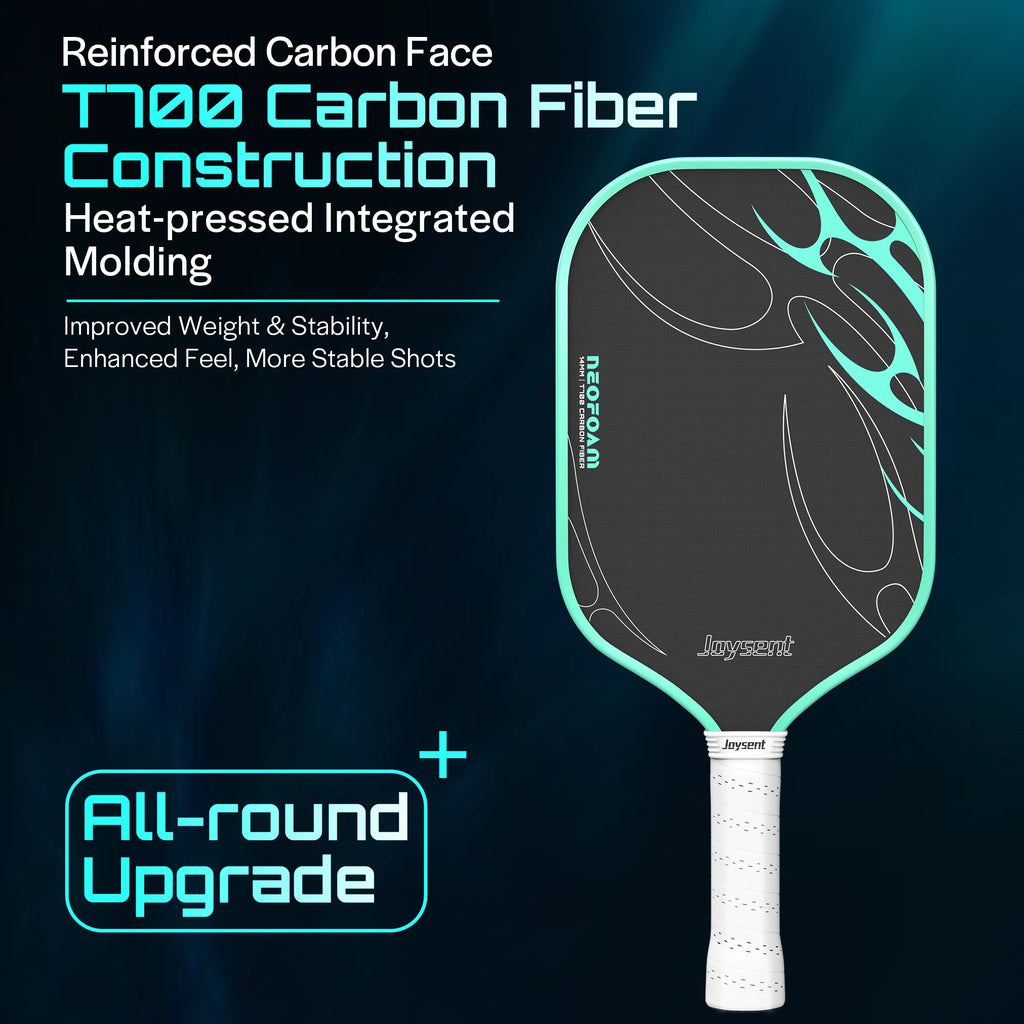 Joysent - NeoFoam - MoonSlayer and Windbreaker T700 Carbon Fiber Pickleball Paddle