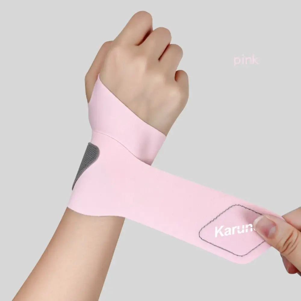 Fixed Spandex Sport Wrist Guard Wrist Sprain Tendonitis with Fastener Tape Wristband Ultra Thin Joint Brace Badminton Basketball