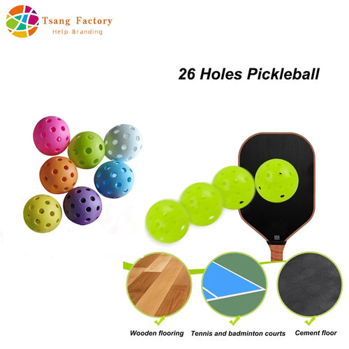 Indoor Pickleball Balls (3/6/12 Pack)