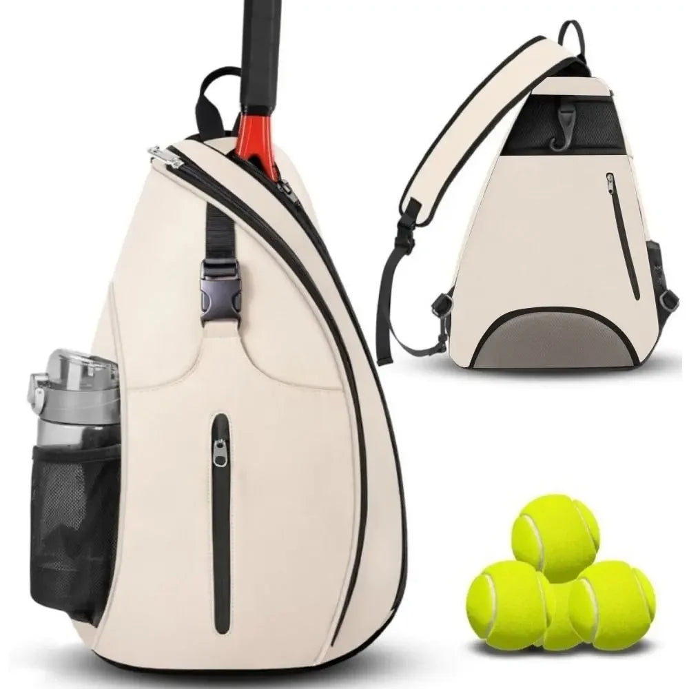 Zipper Closure Pickleball Rackets Backpack