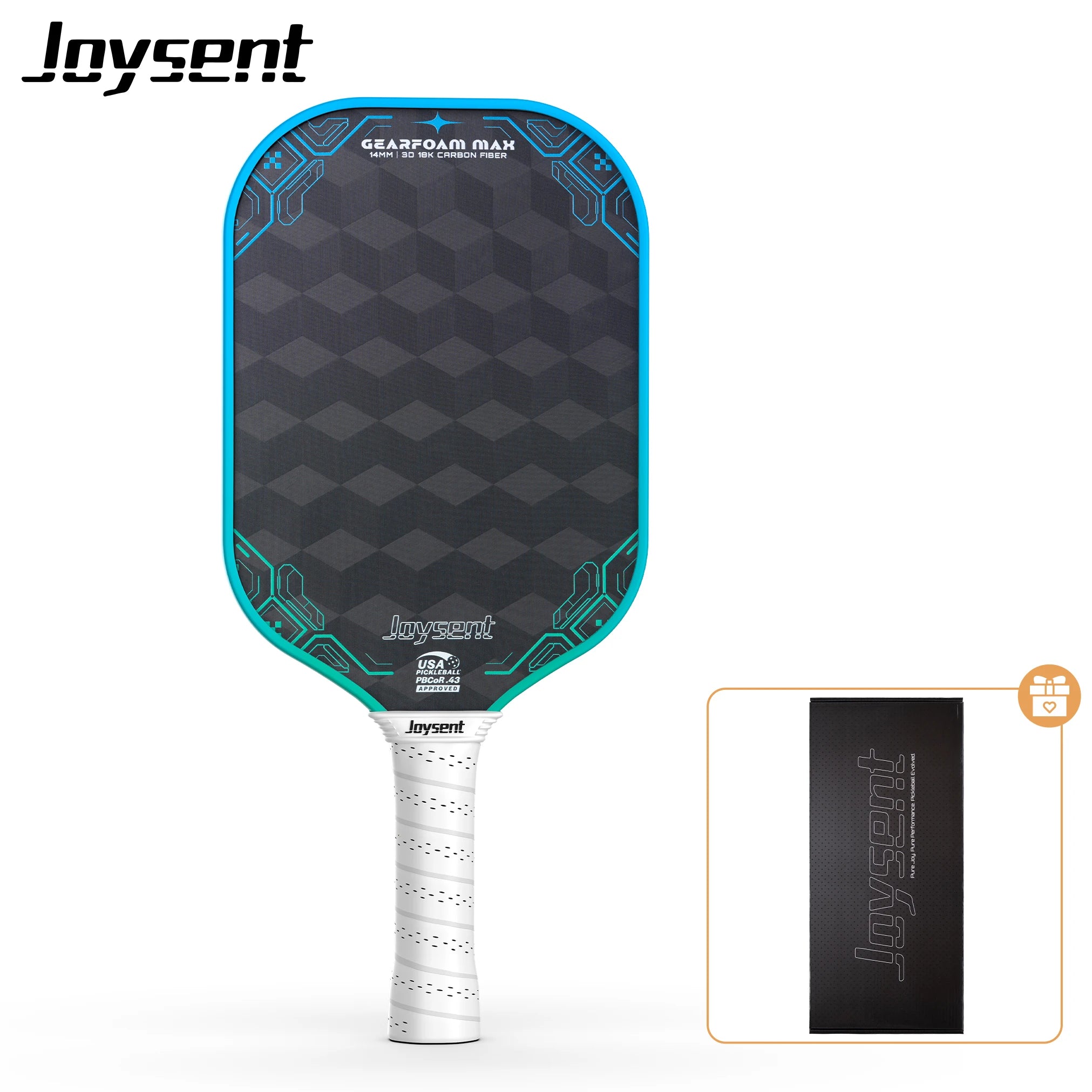 Joysent 3D 18K Raw Carbon Fiber Pickleball Paddle