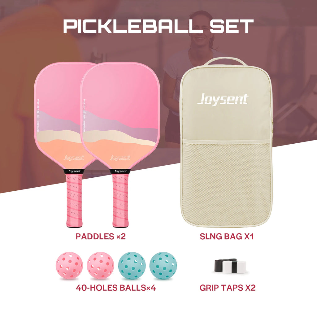 Horizon S1 Fiberglass 13mm Pickleball Paddle Set