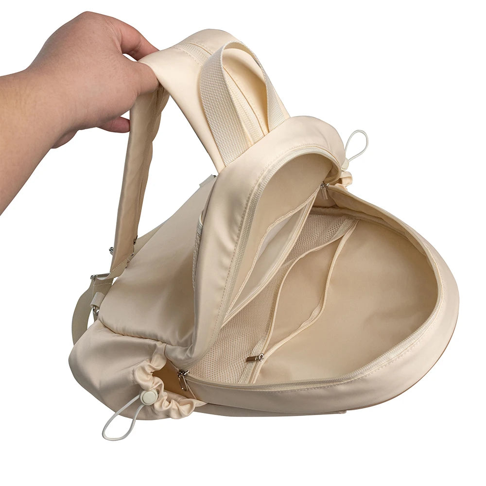 Quilted Pickleball Sling Crossbody Backpack