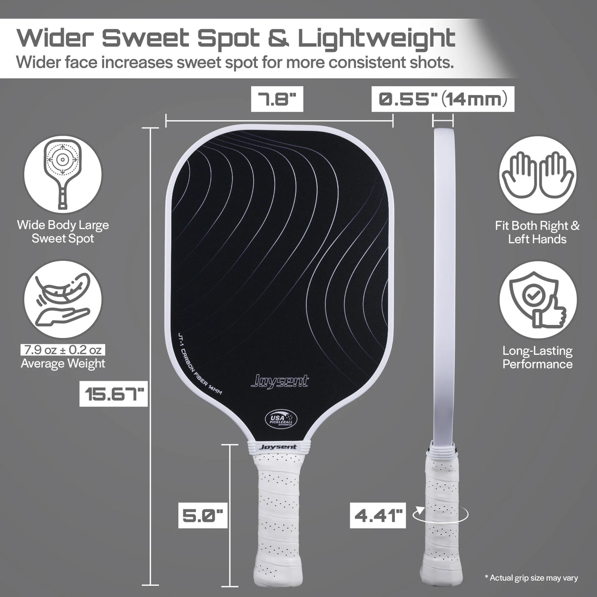 Joysent Arcus S1 T300 Carbon Fiber Pickleball Paddle