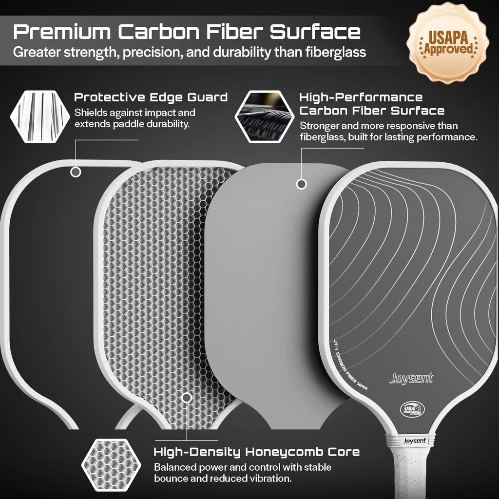 Joysent Arcus S1 T300 Carbon Fiber Pickleball Paddle