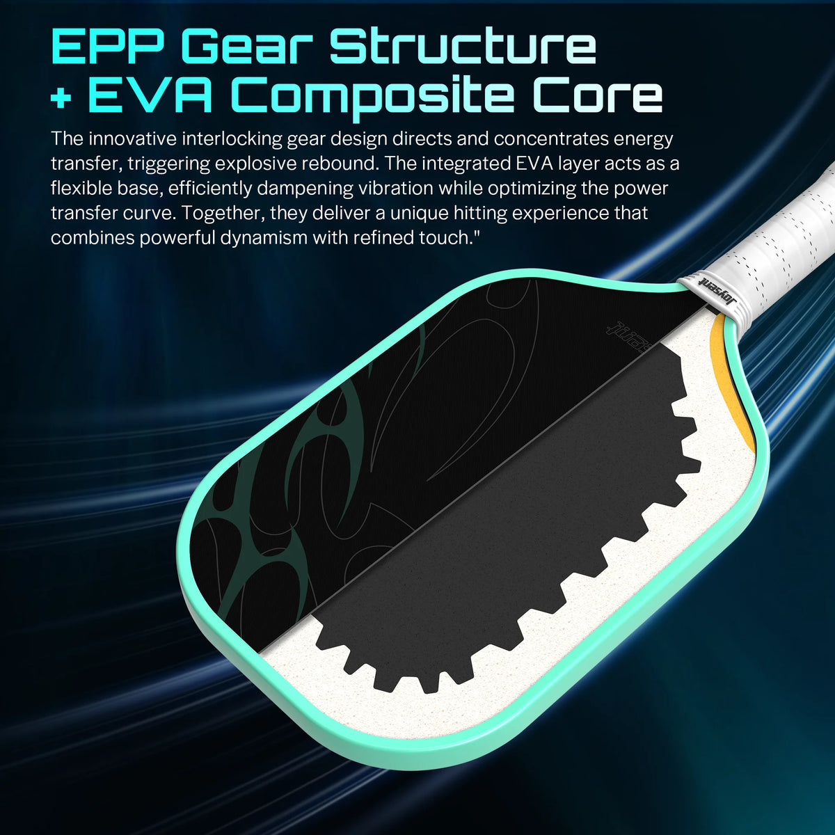Joysent - NeoFoam - MoonSlayer and Windbreaker T700 Carbon Fiber Pickleball Paddle