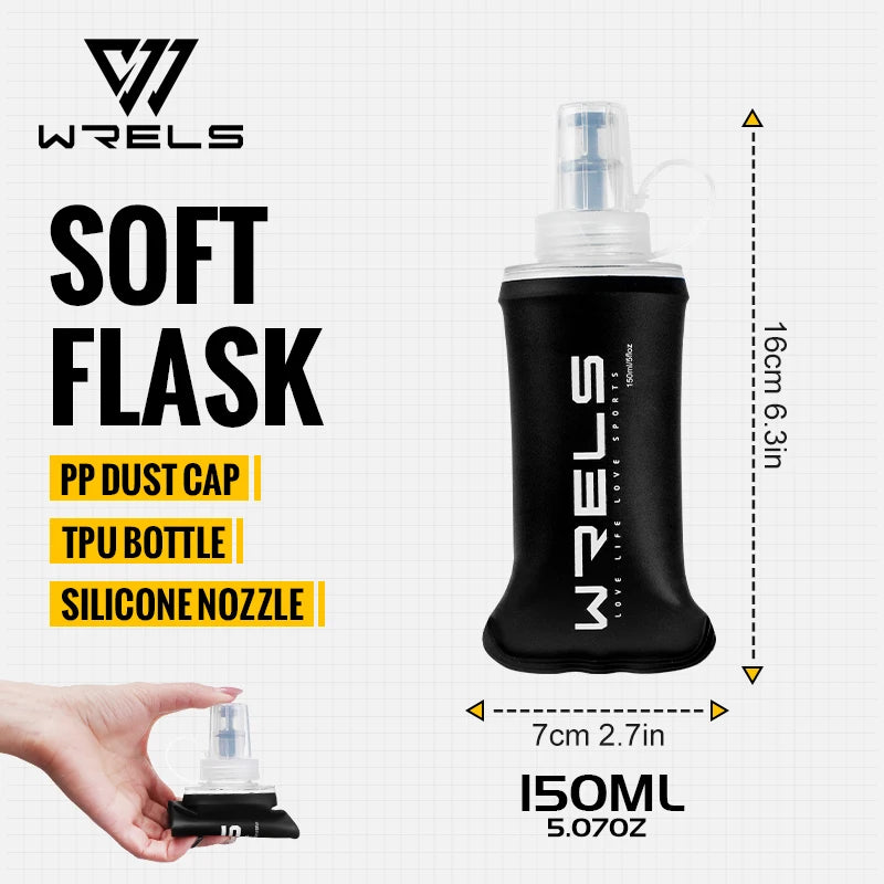 WRELS TPU Folding Soft Flask