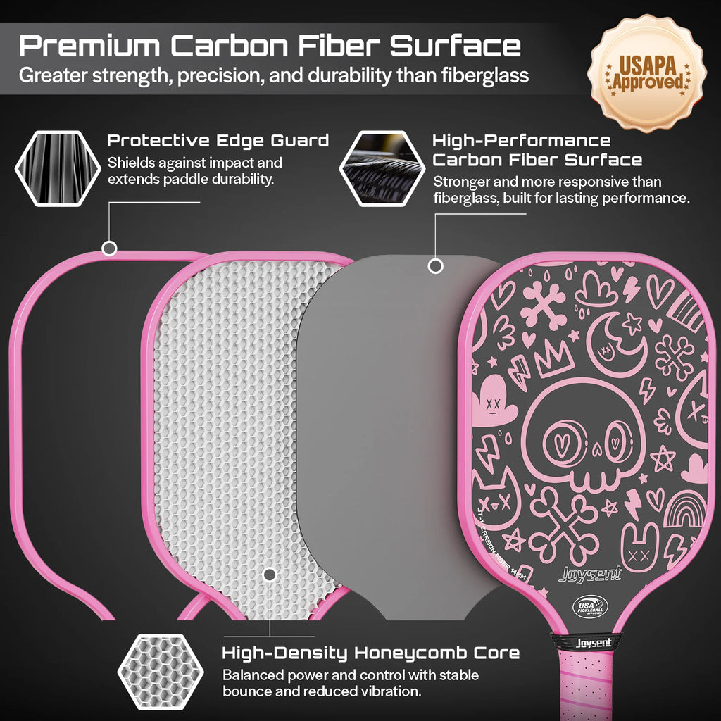 Joysent T300 Carbon Fiber Pickleball Paddle