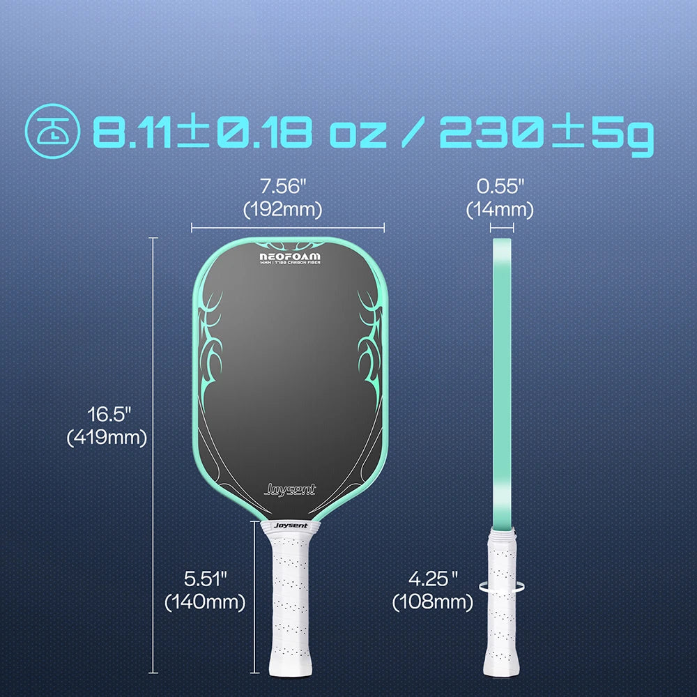 Joysent - NeoFoam - MoonSlayer T700 Carbon Fiber Pickleball Paddle