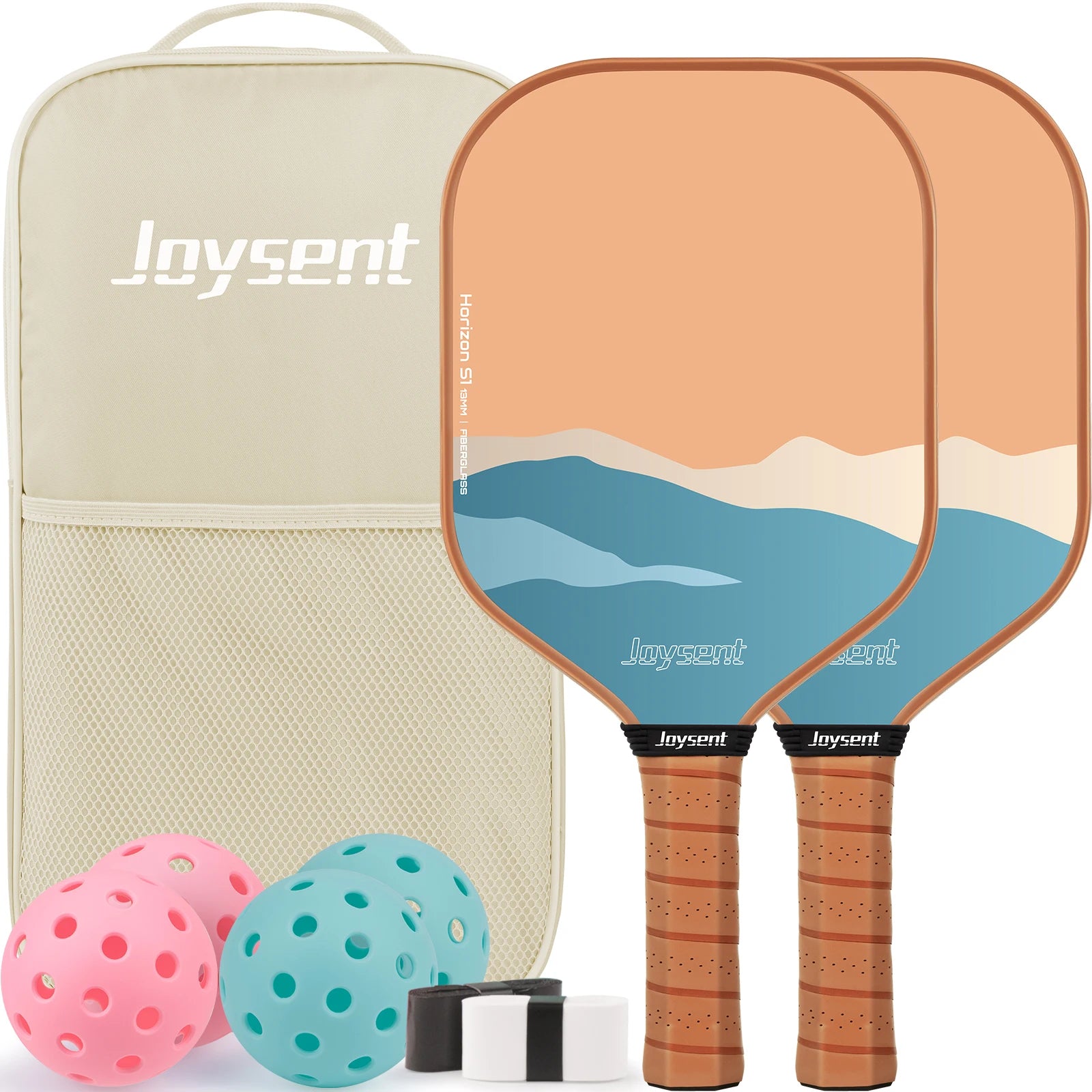 Horizon S1 Fiberglass 13mm Pickleball Paddle Set