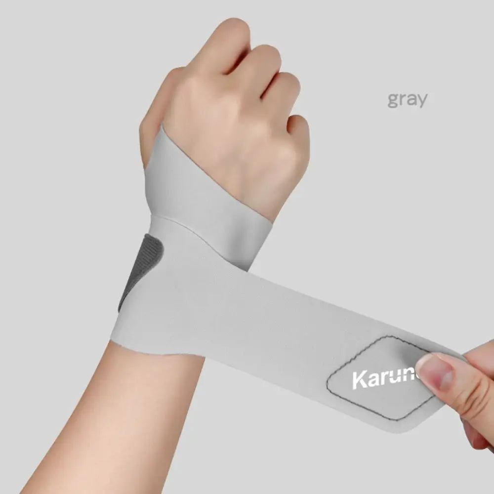Fixed Spandex Sport Wrist Guard Wrist Sprain Tendonitis with Fastener Tape Wristband Ultra Thin Joint Brace Badminton Basketball