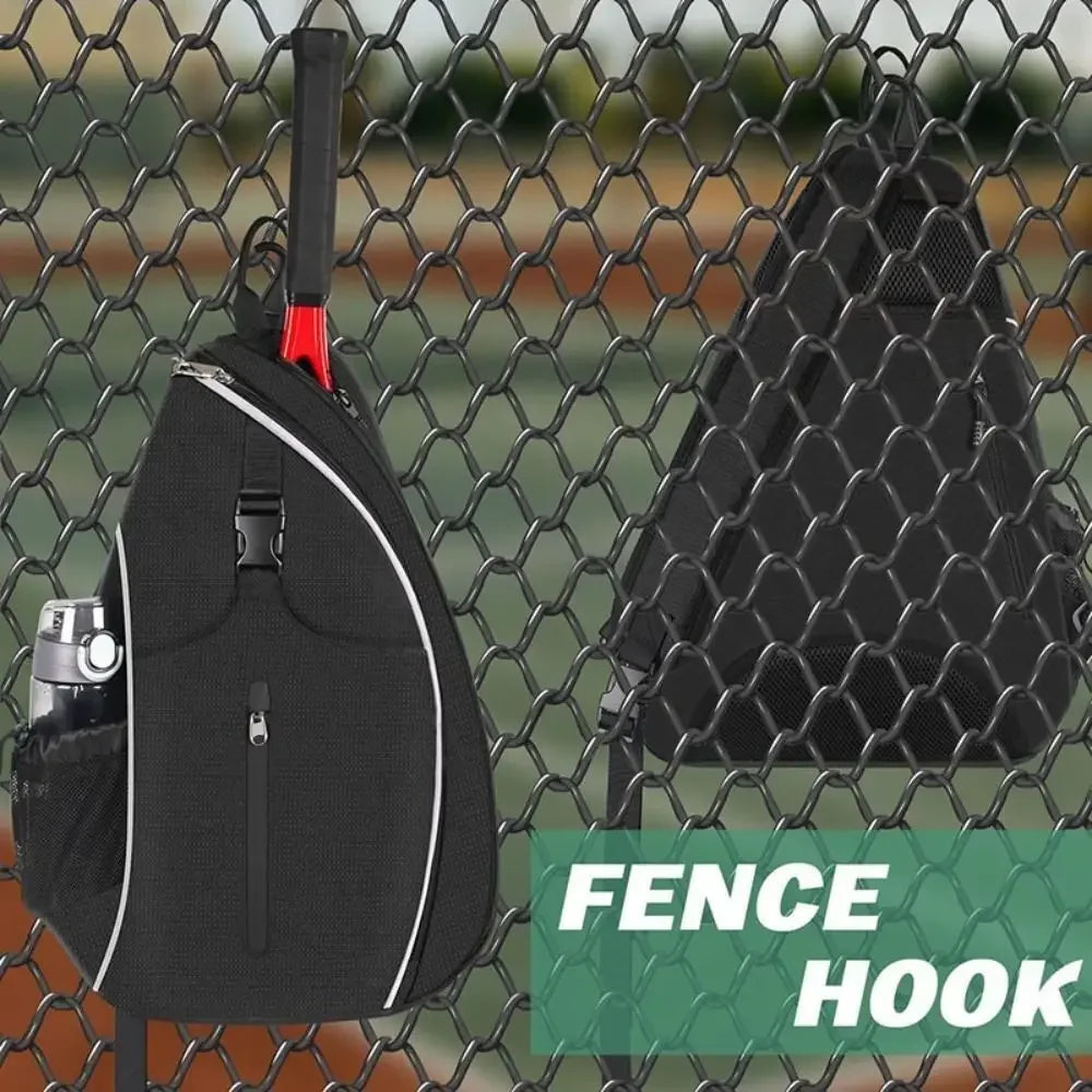 Zipper Closure Pickleball Rackets Backpack