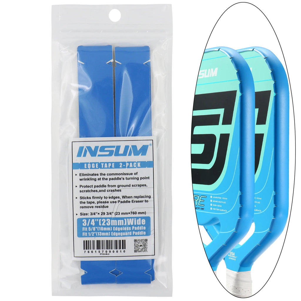 Pickleball Paddle Protection Tape 23/26mm Width-PU Interwoven Texture Edge Tape,for 13mm/16mm/20mm Thicknesse Pickleball Paddles