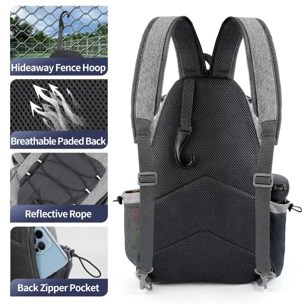 Large Capacity Pickleball Rackets Backpack