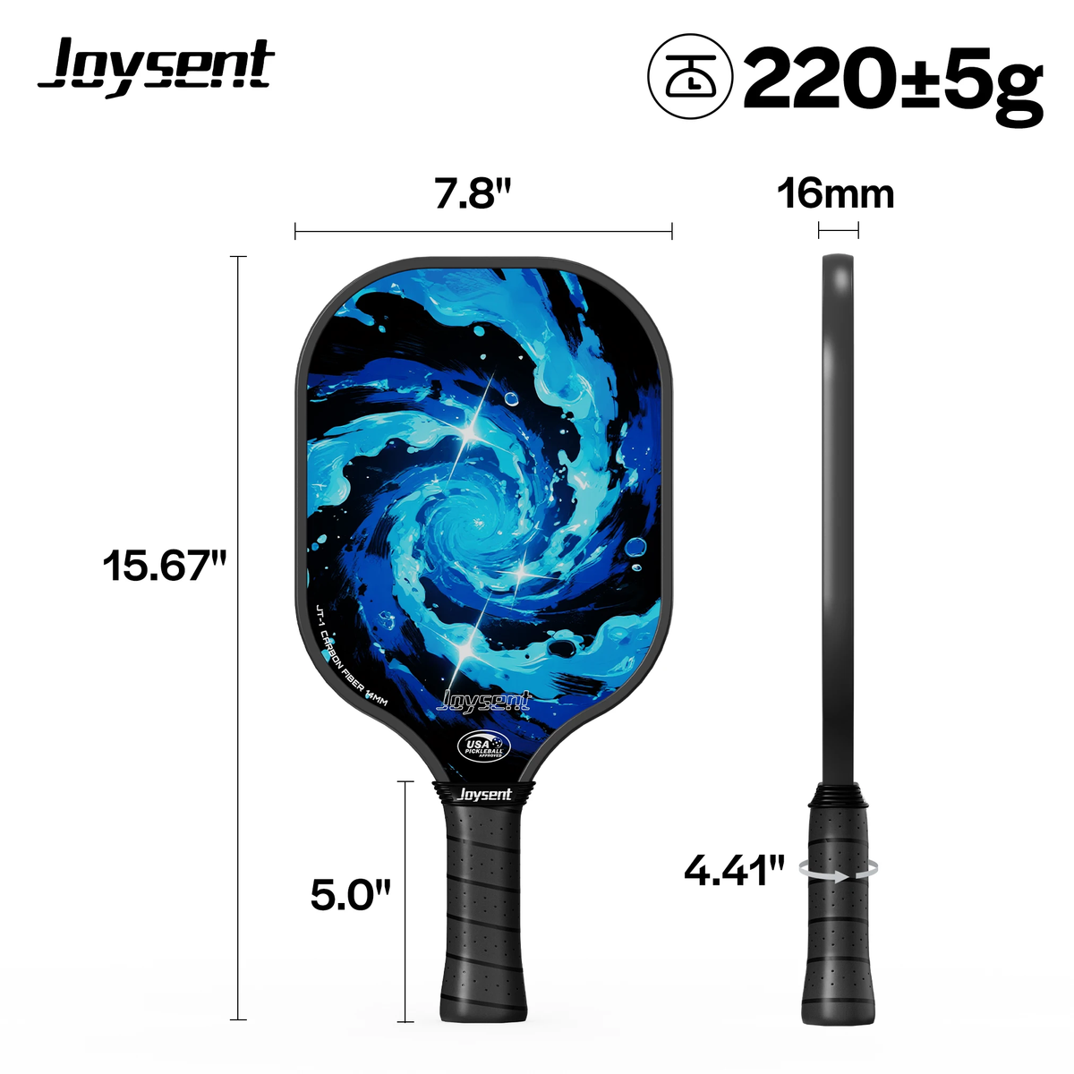 Joysent T300 Carbon Fiber Pickleball Paddle
