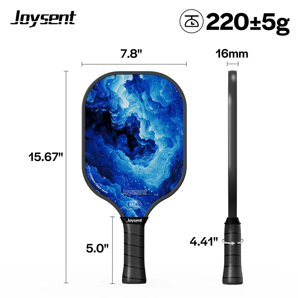 Joysent T300 Carbon Fiber Pickleball Paddle