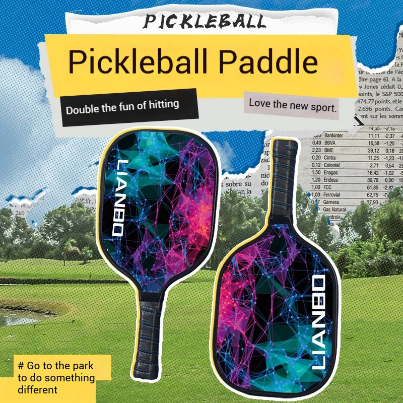 Pickleball Paddle Set (2 Rackets + 4 Balls)