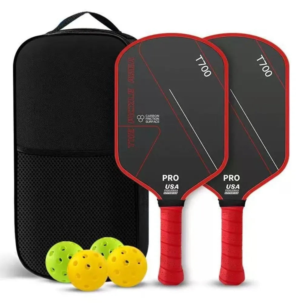 T700 Carbon Fiber Pickleball Paddle Set
