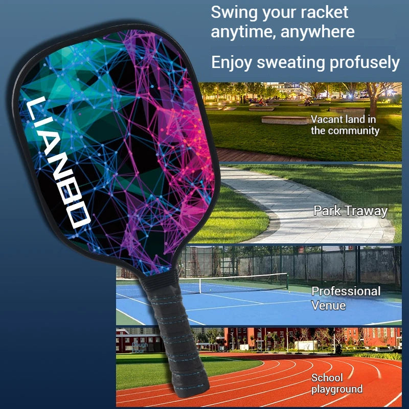 Pickleball Paddle Set (2 Rackets + 4 Balls)