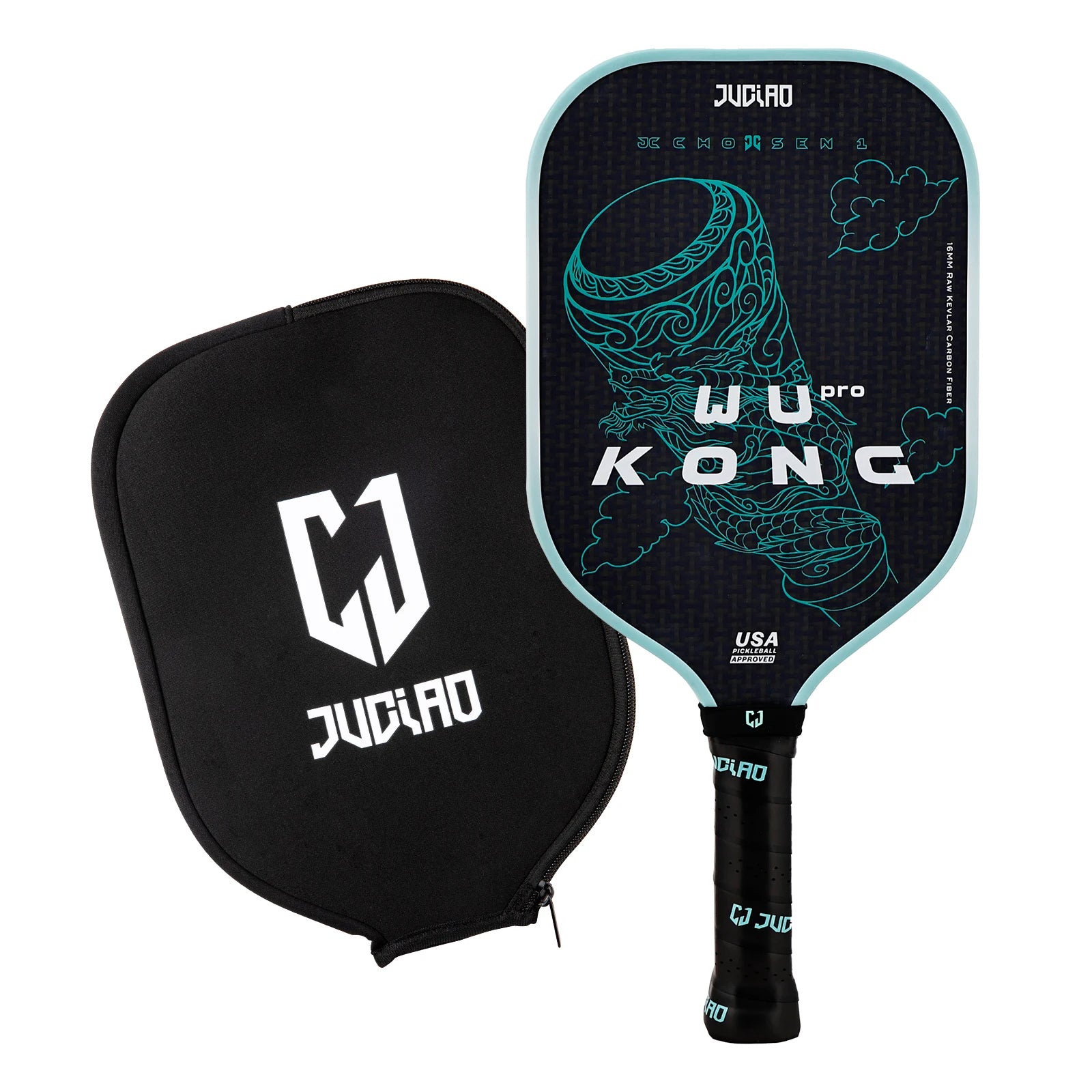 JUCiAO USAPA Approved Kevlar Carbon Fiber Pickleball Paddle