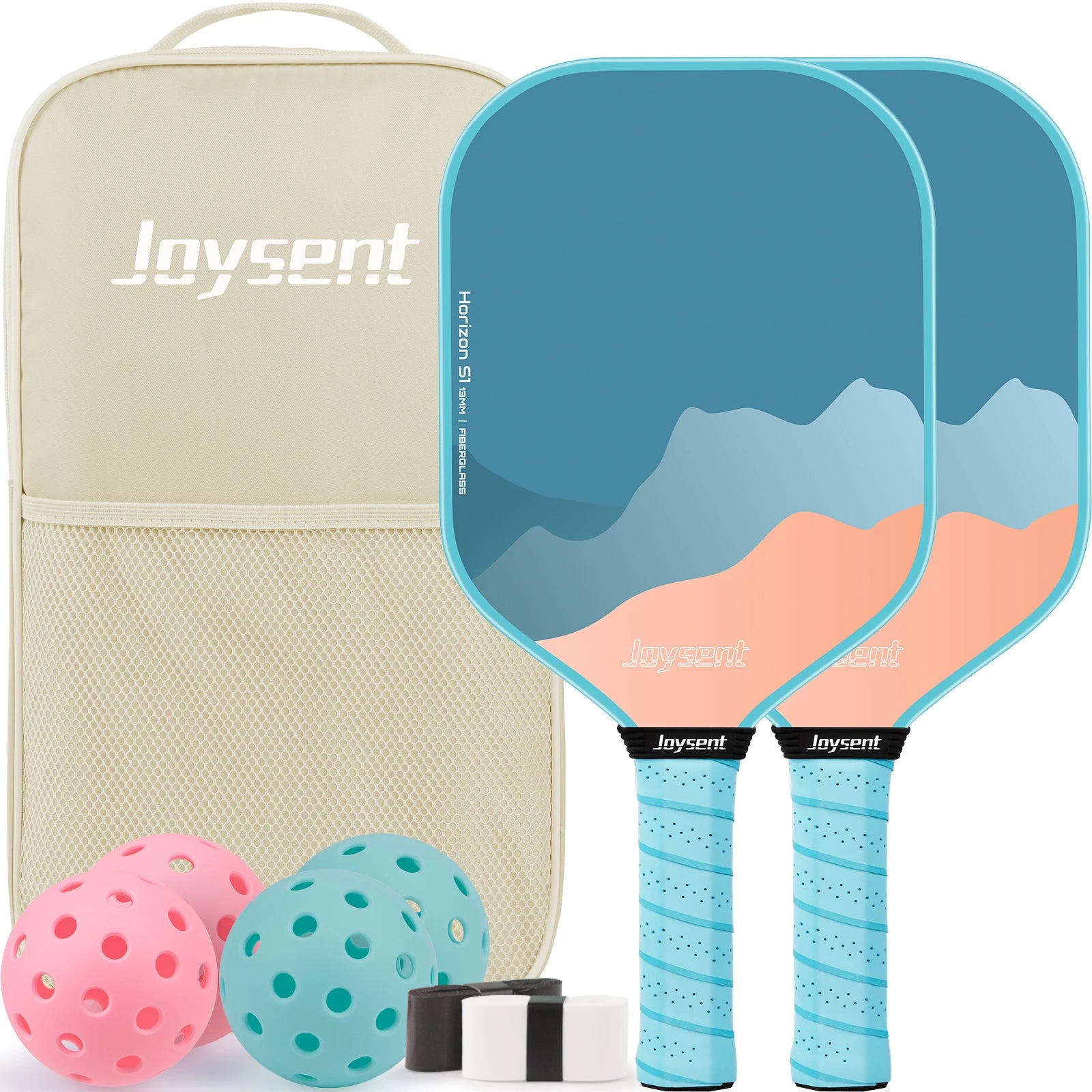 Horizon S1 Fiberglass 13mm Pickleball Paddle Set