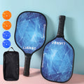 Pickleball Paddle Set (2 Rackets + 4 Balls)