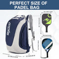 Splashproof Pickleball Rackets Backpack with Shoe Compartment