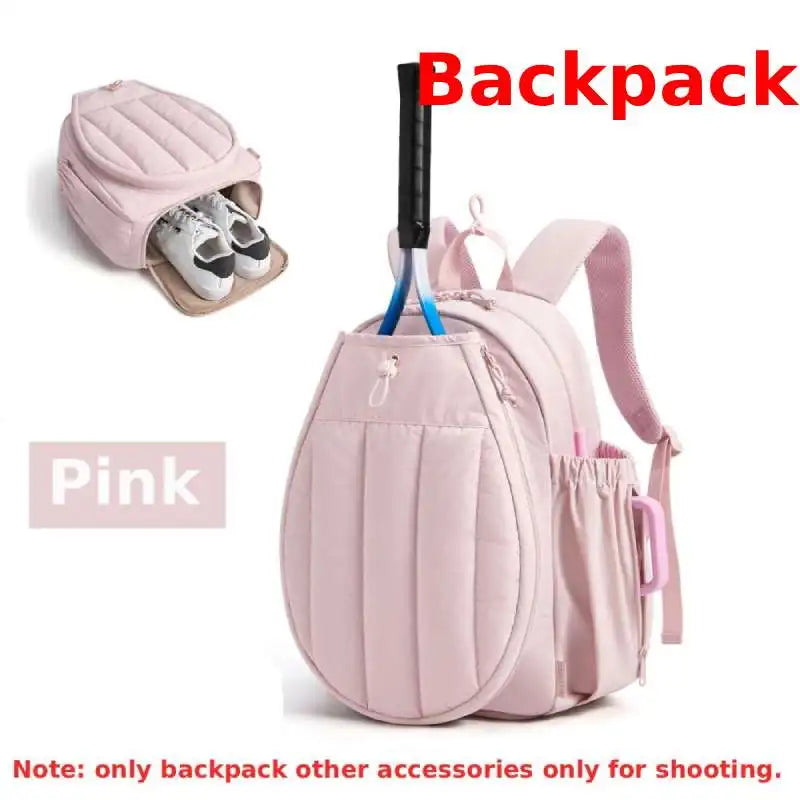 Large Storage Pickleball Paddle Shoulder Bag