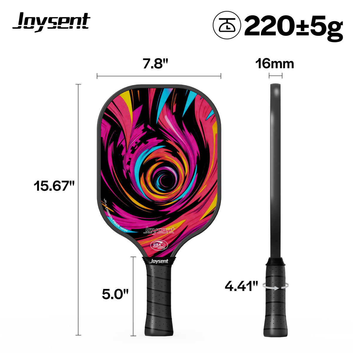 Joysent T300 Carbon Fiber Pickleball Paddle