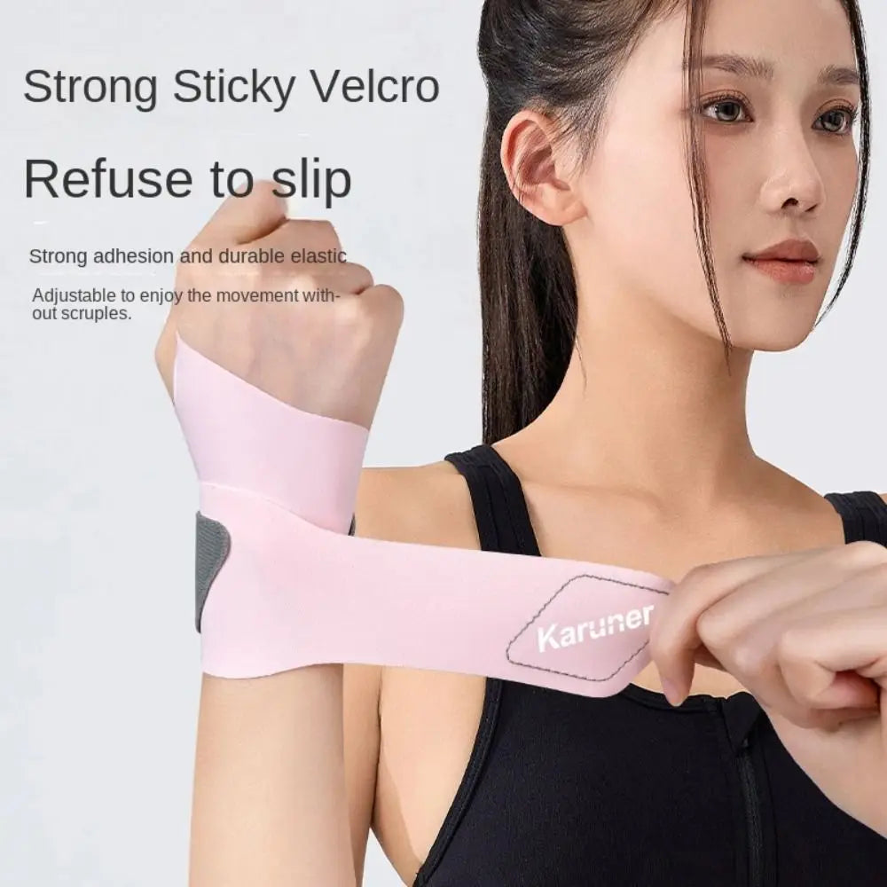 Fixed Spandex Sport Wrist Guard Wrist Sprain Tendonitis with Fastener Tape Wristband Ultra Thin Joint Brace Badminton Basketball